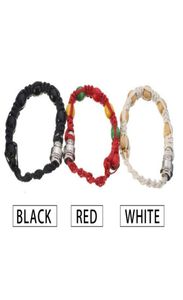 Charm Bracelets 1Pcs Fashion Handmade Rope Beaded Pipe Bracelet Portable Smoking Set Creative Style Metal Cigarette5608899