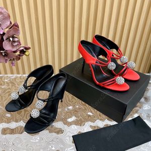 디자이너 샌들 여성 라인톤 버클 펌프 특허 드레스 신발 가죽 슬림 하이힐 고급 기질 파티 하이힐 샌들 공식화