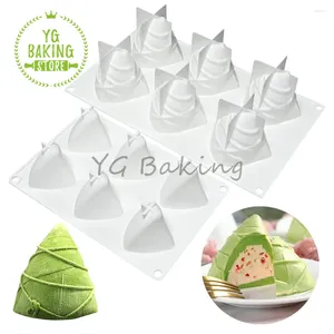 Bakning Mögel Dorica 3D Dragon Boat Festival Zongzi Pudding Silicone Mousse Mold Diy Dessert Chocolate Mold Cake Decorating Tools Bakeware Bakeware