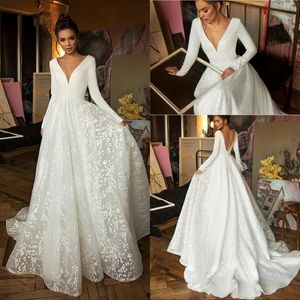 Boho Beach White Stain Tulse A Line Wedding Dress Sexy V Nece Bride Wedding Hone