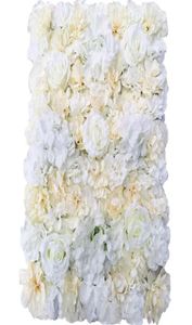 40x60cm人工花の壁パネル背景手作り装飾ウェディングベビーシャワーバースデーパーティーショップ背景装飾花1658365