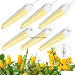 Luci di coltivazione T8 LED LED LEGGIO ALCUNA PIANTA DELLA PIANTA 3FT 30W 1000W Equivalente FL Spectrum FL Design collegato