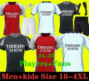 Fans Player Version Smith Rowe Rice Soccer Jerseys Havertz G. Jesus Saka 2024 2025 Odegaard Martinelli Saliba Arsen 24 25 fotbollsskjorta män barn 3xl 4xl 11111