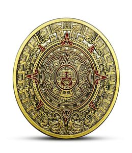 1 oz Maya Prophecy Ancient Bronze Brass Challenge Coin Art Collectible Business Gift Home Decoration Gifts8806408