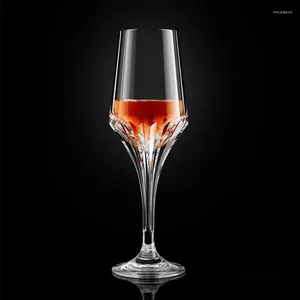 Weingläser klar gravierter Kristall Whisky Goblet Cup Frankreich Designer STEMWARE Tasting Glas Xo Chivas Cognac Snifter Brandy