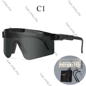 Designer Sonnenbrille 2024 Original Pit Vipers Sport SungSesssport Google TR90 Polarisierte Sonnenbrille für Männer Frauen Outdoor Windproof 100% UV Spiegelte 694