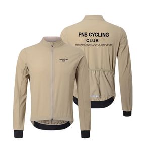 Giacca per ciclismo PNS MTB Road Pro Team Windbreaker Waterproof Shirt a secco veloce Shirt a manica lunga Bike Ciclaggio Bike Jersey 240510