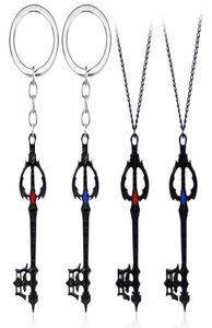 Game Kingdom Hearts Sora Keyblade Almoy Chains Biecian Blak kluczyek klawisza kluczyka Łańcuch Wisianek Naszyjnik Akcesoria 5906491