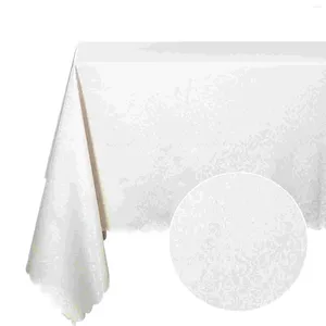Table Cloth Tablecloth Plastic Tables Home Dinning Room Stain Proof Anti-wrinkle Resistant Pu Rectangle Banquet