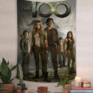 Taquestres The 100 Movie Tapestry Art Imprimindo Science Fiction Room Home Decor Wall