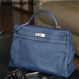 Toppkohude handväska kelily 40 cm 50 cm äkta läder handgjorda storlek anpassad version kapacitet för företag stora logotyp qq8gta