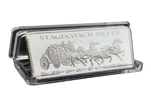Northwest Territorial Craft Mint 999 Fine Stage Srebrny podzielny bar Moneta Metal Rzemiosła Brak magnetyczny 1 uncji srebrny Bullion7979831