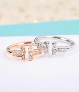 Gorjeta de jóia de jóias anel de unhas de aço inoxidável jóias de fivela de luxo feminino Mulheres de marca de marca de diamante anéis de diamante Crystal 18k Gold FLOR9567802