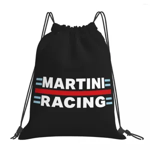 Рюкзак Martini Racing рюкзаки модные портативные сумки для шнурки Bundle Pocket Sports Bag Книга для туристической школы