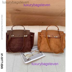 Luxury Top Level Original Hremms Kelyys Handväskor Kvinnor Matt Leather Handbag Womens 2024 Ny höst- och vinterdiskväska har riktig logotyp