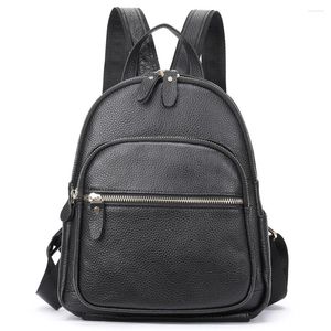 Sagnelli per le donne zaini in pelle vera da donna Viaggia per spalle alla moda Viaggio per studente Loptop Student Laptop per Girl172