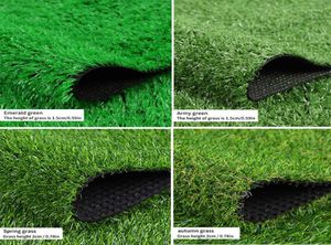 Flores decorativas 100cmx100cm Turf Artificial Carpet Fake Grass Mat Landscape Diy Golf Course Crafts Outdoor Garden Decoratatatatatatren7353096