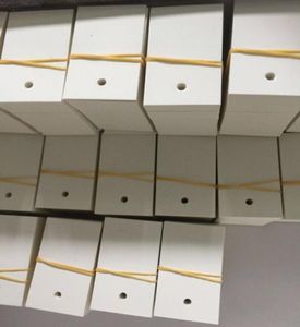 1000pcs 5cmx3cm小サイズ空白の衣服ハングタグ衣料用紙スイングタグ白い色8797719