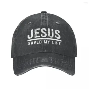 BERETS CASTO CASTALE CAPTON Gesù salvato la mia vita Cap da baseball cristiano papà cappello da cappello a snapback primavera estate