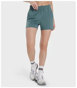 Aktiva shorts kvinnor yogatkläder utomhus jogging fritid pendling leggings golf bär andas med hög midja kvinnor sportkläder