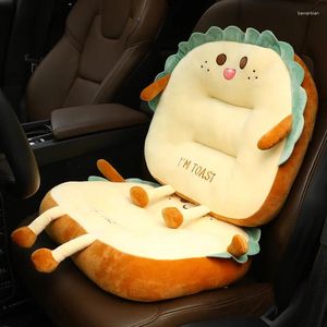 Pillow Soft Plush Toast Bread Training Car Seat Slice Thickened Waist By Office Home Nap