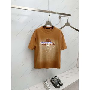 男性プラスティーポロスラウンドネック刺繍プリントポーラースタイルの夏の衣装、ストリートコットンデザイナーTシャツ5528