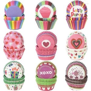 Stampi da forno da 100 pezzi di carta da 100 pezzi Forme Cupcake Liner Muffin Egg Cesca di uova Caso