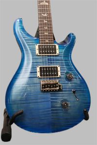 Hot Electric Guitar Brand New 2012 Custom 24 Faded Blue Burst - 10 Top!Instrumentos musicais