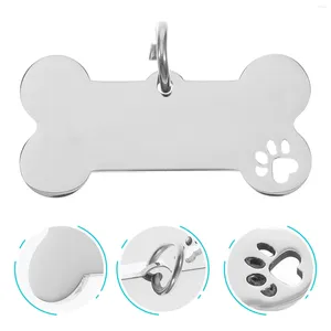 Collari per cani da 4 pezzi etichette per gatti da pet nome incisione in acciaio inossidabile personalizzato