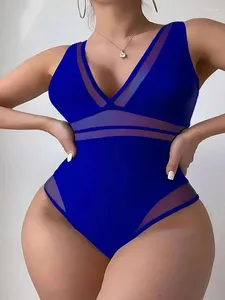 Costumi da bagno da bagno a colori solidi bikini sexy costume da bagno monopezzo