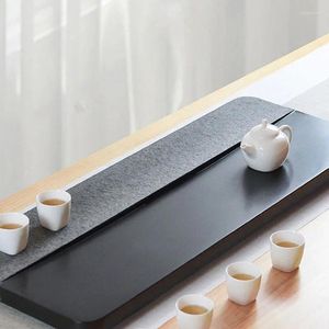 Bandejas de chá Minimalista Mesa natural Bandeja de pedra preta Dreno criativo de dreno criativo doméstico Cozinha decorativa de cozinha