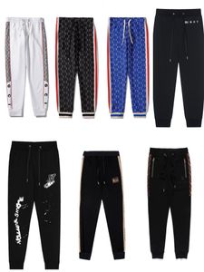 Designer Fashion Roupas de luxo feminino Pant outumn Inverno casual Men Brand Sports Troushers Drawtring Joggers Sortpants STREEWATH B1