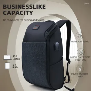 Backpack Anti-thief Fashion Men Multifunctional Waterproof 15.6 Inch Laptop Bag Man USB Charging Travel Backpacks Male Mochila