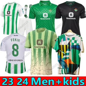 24 25 Joaquin real Betis Soccer Jerseys B.Iglesias Camiseta de Futbol Home Away Juanmi Canales Fekir 2024 Special Football Dorts Copa del Rey Final Men Kids Kit 16-XXL