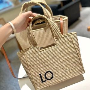 Tote crossbody designer torby na ramię w stylu francuskim słomka torba plażowa designer damski borse siatkowe torebki weekendowe torba na zakupy