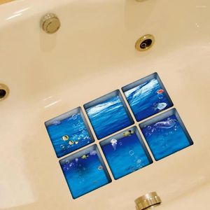 Ванна для ванн 3D -рисунок с антисветной водонепроницаемой не ванной комнатой ванны