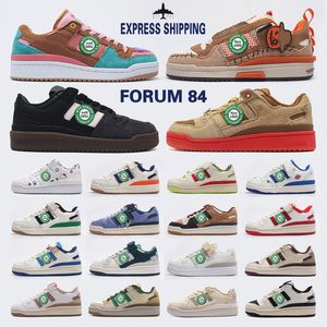 Designer Forum 84 Sneakers Casual Shoes Bad Bunny Men Women Rhyton Sneaker Easter Lady Ace Luxurys Runner Trainers Tennis Loafers Multicolor Platform Shoe Storlek 35-46