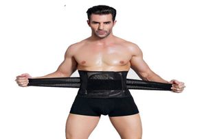 Abdominal bindemedel för man midja tränare manliga modelleringsband magkorsett för män andningsbar stål ben mage kontroll6078294