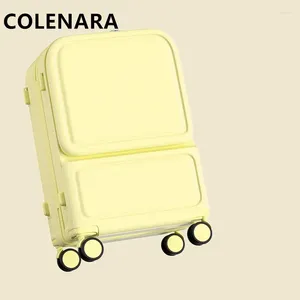 Walizki Colenara walizka kabinowa laptopa na pokładzie ABS PC Przedni wózek otwierający 20 „22” 24 cali 26 -calowy bagaż podróżny