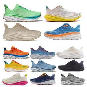 CLIFTON 9 Mens treinadores tênis de corrida HOK HOLA ONE MULHER CLIFLONS RUNE OLIVE LUNAR ROCK ROCHA BELA BLANCA BLANCA BLANCA ARIA ARIA SCHUHE TAMANHO 36 - 46