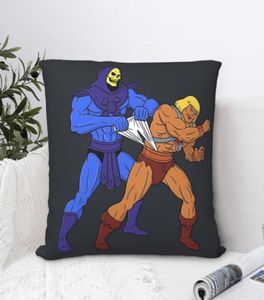 Almofado de travesseiro de almofada e travesseiro engraçado Heman e The Masters of Universe Backpack Cushion for Garden DIY estampado Office Couss6062339