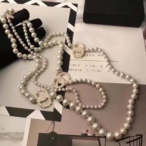 Necklace short pearl chain orbital necklaces clavicle chains pearlwith women's jewelry gift 02 310x