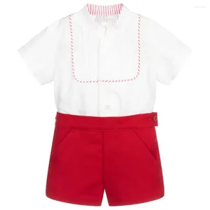 Set di abbigliamento vestito per bambini vestiti a due pezzi maglietta abbinata e pantaloncini nati estate 1 2 3 4 anni