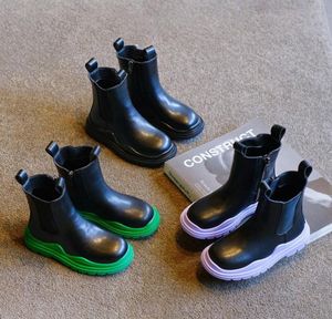 حذاء جلدي على الطراز البريطاني أزياء الأطفال 039S شكل غربي ناعم وحيد فتاة صغيرة أحذية غير رسمية 2637 K379588075
