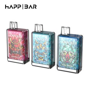 Happ Bar Bar 9000 sbuffi elettronici Cristallo di sigaretta usa e getta 9K 10K 15K 12000Puffs Dissoable VAPE PEN BAR VAPE ricaricabile