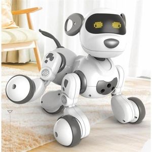 Controle remoto Modelo interativo Dog Toy Robot Walk fofo filhote de filhote Intelligent Pet Animal Animal Electronic Gift para crianças 2035667 Ritu