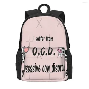 Rucksack OCD Cow Backpacks Herrenbeutel für Frauen Ihr Design 2024