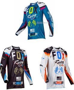 Delicate Fox 360 Rohr Jersey Motocross Jersey Dirt Bike Cycling Bicycle MX MTB ATV DH TSHIRTS Offroad Mens Motorcykel Racing T S7518657