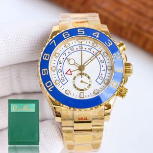 Herren Gold Watch Vintage Oysttersteel Armband Waite Dial Water Proof Designer Uhren Man Uhren Mechanische Armbanduhr Sport Tauch Oys 277k