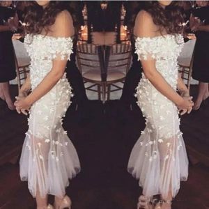 2019 Bateau Neck Cocktail Dresses Applicants Flowers Teen Längd Robe de Soiree Cheap Hot Prom Party Gowns Club Ladies Formal Wear 200g